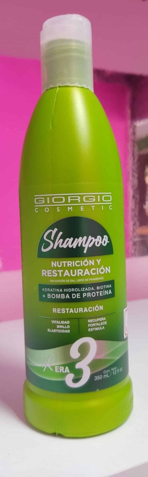 Shampoo nutrición y restauración Kera de 350ml
