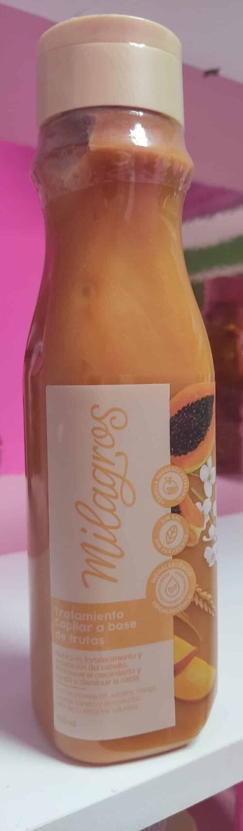 Tratamiento Capilar a base de frutas de Milagros de 500ml